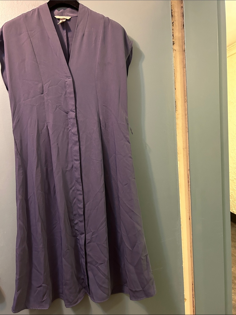 Oversized H&M v-neck sleeveless gray dress Size Small NEW NO TAG